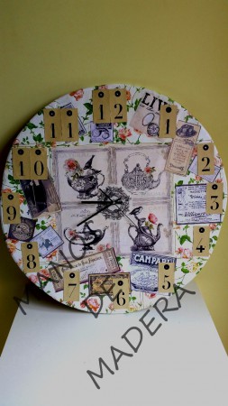 RELOJ PARED 35€